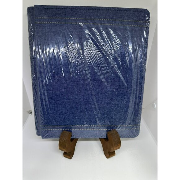 Creative Memories Photo Album 9.75"x11.5" Denim Blue Cloth NEW SEALED Scrapbook - Picture 2 of 8
